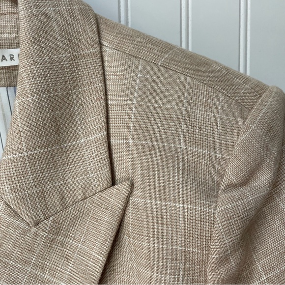 Veronica Beard Diego Dickey Jacket Linen Blend Size 8 - Picture 3 of 9